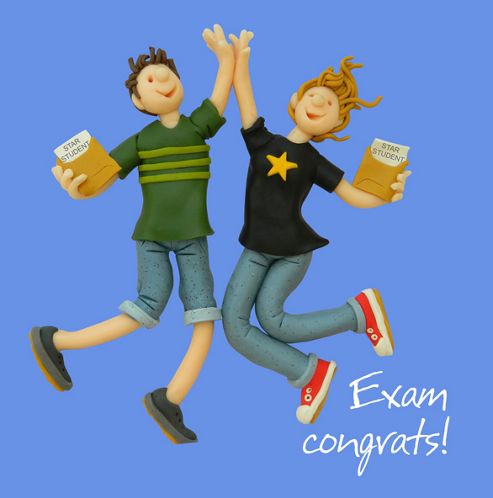 Image of Holy Mackerel Greeting Card - Exam Congrats Congratulations Greetings Card