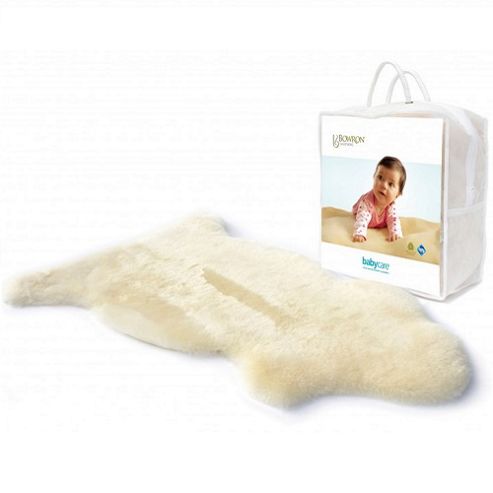 Image of Bowron Shorn Babycare Rug - Oaten