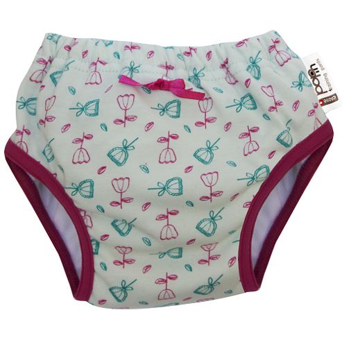 Image of Close Pop-in Training Pants - Tulip Print - Small 12-18 Mths (22.5-25.4lbs)