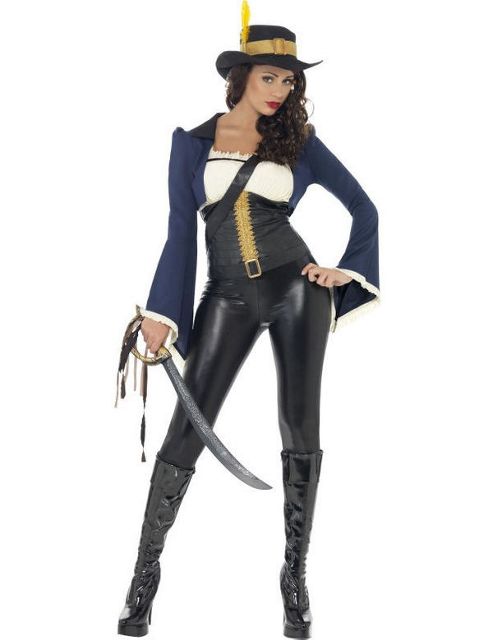 Image of Penelope Pirate - Adult Costume Size: 12-14
