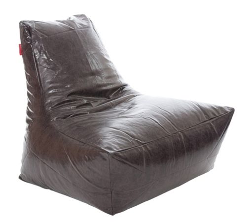 Image of Kaikoo Algro Leather Slammer Chair - Brown