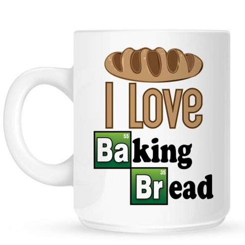 Image of I Love Baking Bread 10oz Ceramic Mug