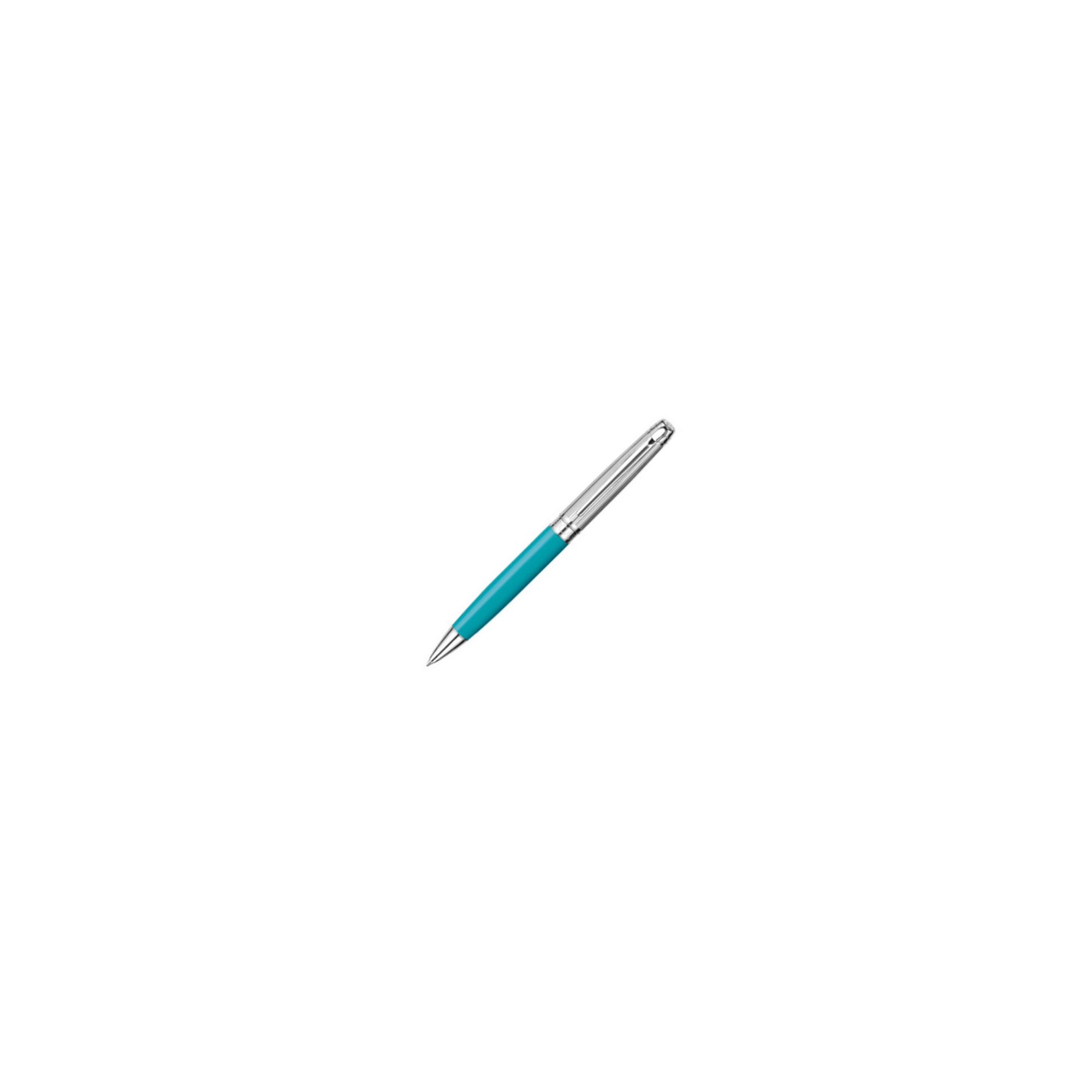 Caran d'Ache Leman Bi Colour Turquoise Ballpoint Pen at Tesco Direct