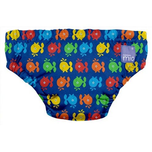 Image of Bambino Mio Swim Nappy (large Blue Whales 9-12kg)