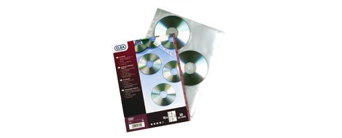 Image of Elba Cd/dvd Pocket Pack Of 10 Clear 100206995