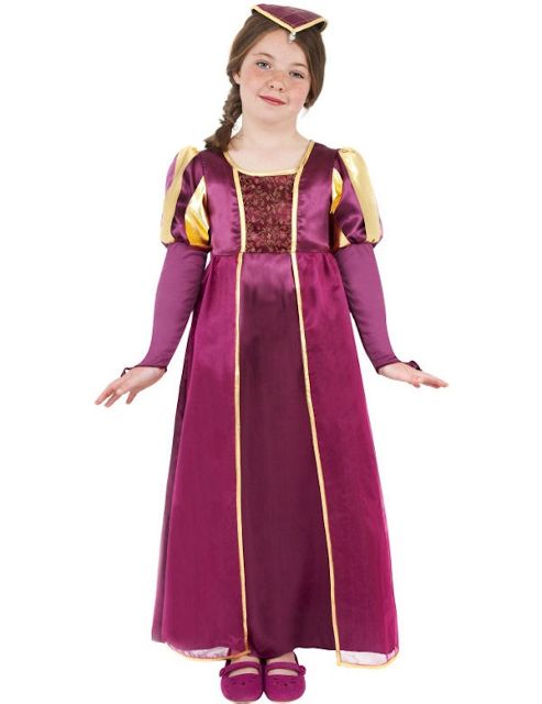 Image of Tudor Girl - Child Costume 7-9 Years