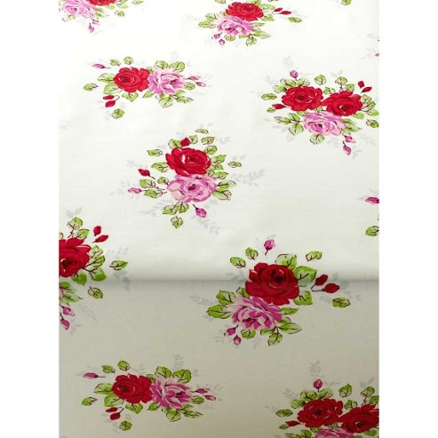 Image of English Rose Garden 200cm X 135cm Oilcloth Tablecloth