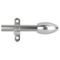 12mm Extendable Cafe Rod 50-75cm Nickel