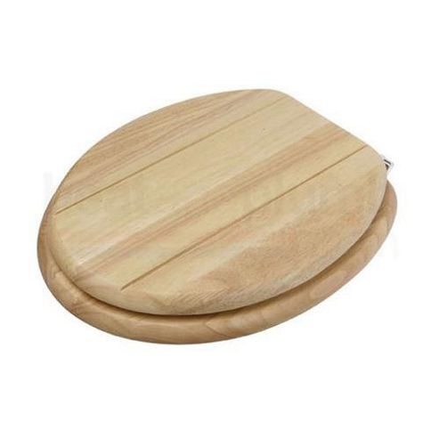 Image of Croydex Wl521276 Maine Toilet Seat Light Wood