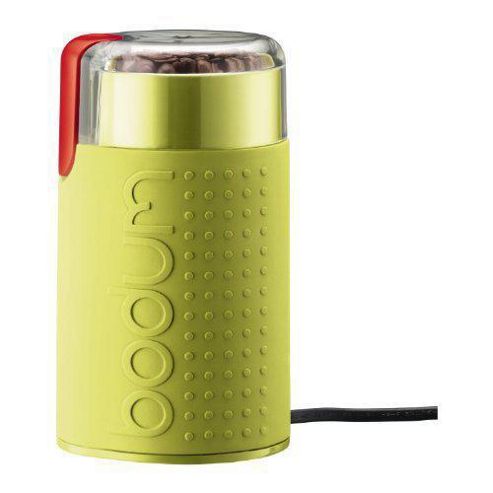 Image of Bodum Bistro Electric Coffee Grinder In Lime Green