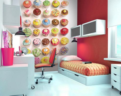 Image of 1wall Cupcake Wall Mural