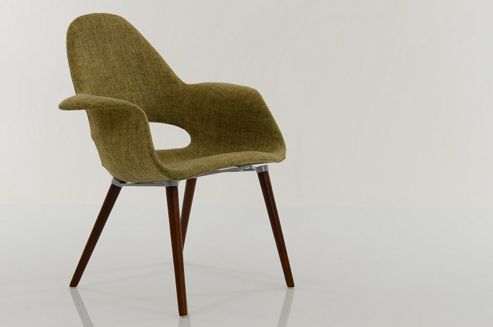 Image of Eames Replica Organic Office Chair Green