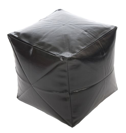 Image of Kaikoo Cube Chair - Leather Black