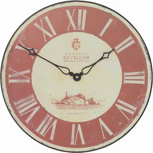 Image of Roger Lascelles Clocks French Vineyard Revillon Wall Clock