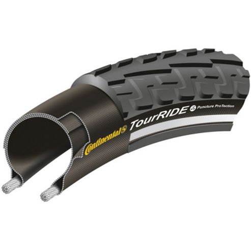 Image of Continental Tour Ride Rigid Tyre In Black - 700 X 28mm