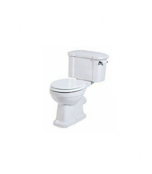 Image of Phoenix Whirlpools Victoriana Soft Close Seat In White With Cover