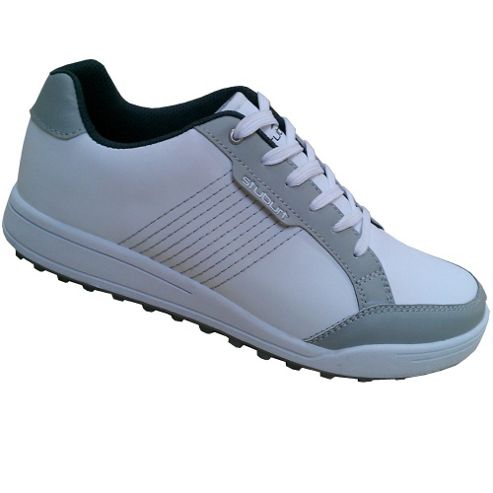 Image of Stuburt Mens Pro-am Xt Spikeless Golf Shoes - White