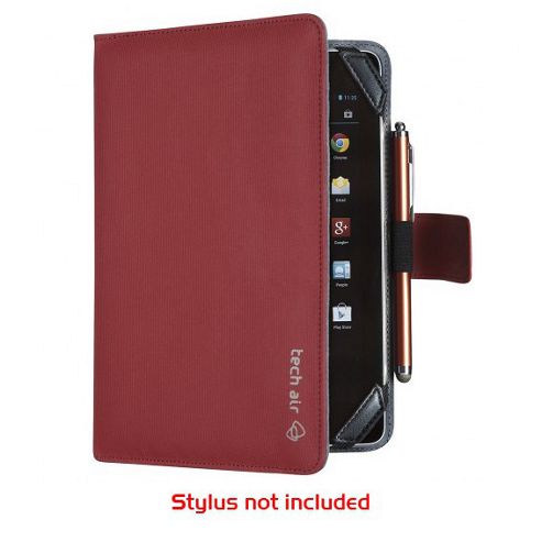 Image of Techair Folio Tablet Stand Case (red) For 8 Inch Universal Tablet
