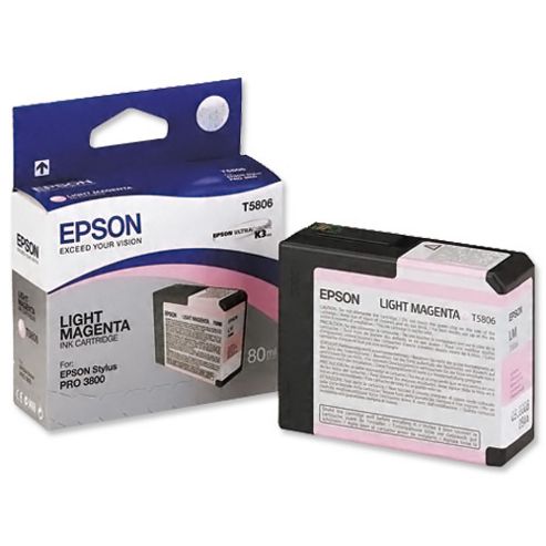 Image of Epson Ultrachrome Light-magenta Ink Cartridge (80ml) - Stylus Pro 3800