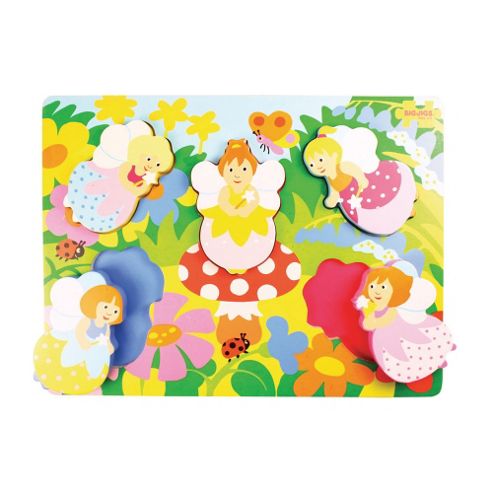 Image of Bigjigs Toys Bj546 Chunky Lift Out Fairy Puzzle