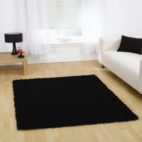 Image of Nordic Cariboo Black 60x110 Cm Shaggy Rug