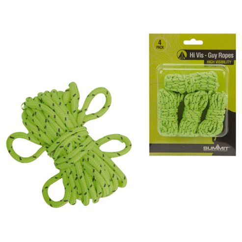 Image of Summit Hi Vis Camping Tent Guy Ropes