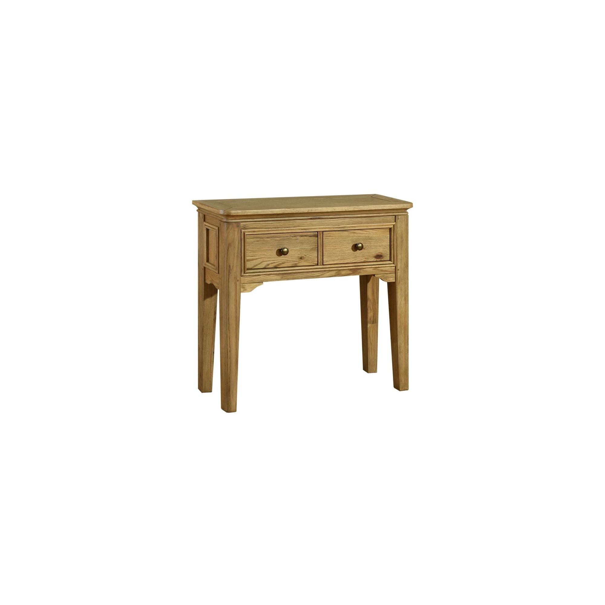 Kelburn Furniture Loire Console Table in Light Oak Stain and Satin Lacquer at Tesco Direct