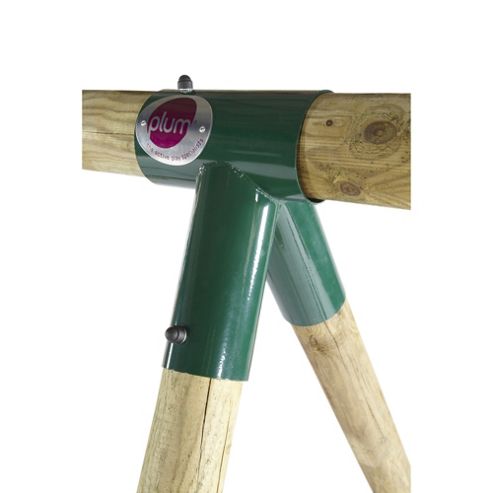 Image of Plum Spider Monkey Wooden Swing Set