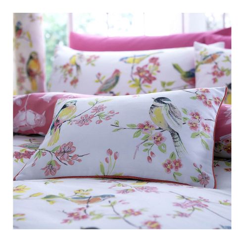 Image of Catherine Lansfield Birds Boutique Cushion - Multi