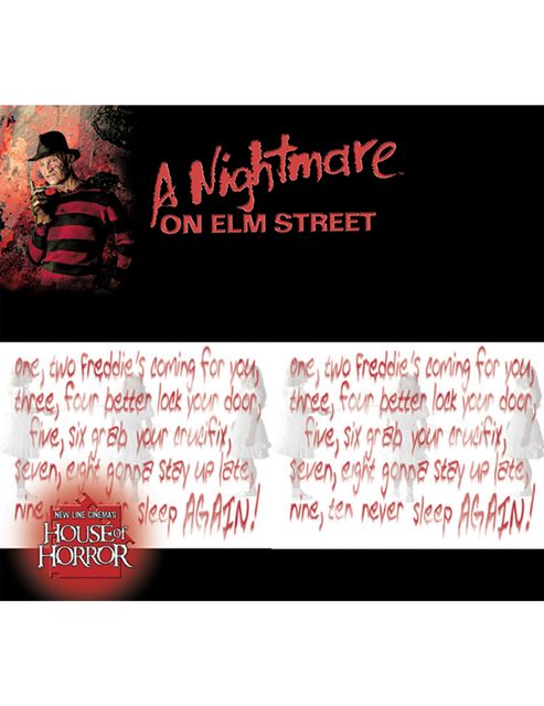Image of Freddy Krueger Rhyme Border