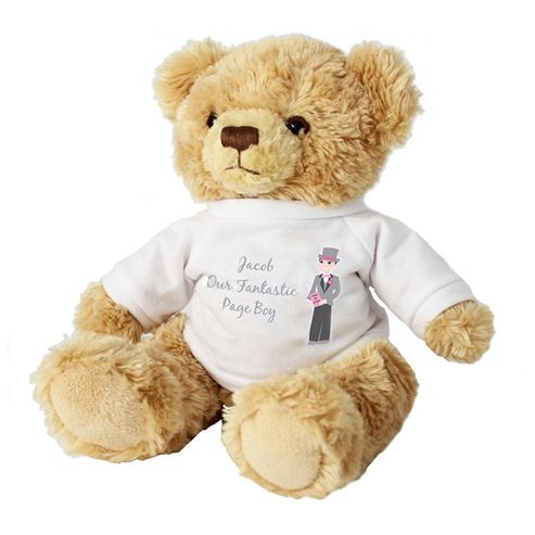 Image of Personalised Fabulous Page Boy Wedding Bear