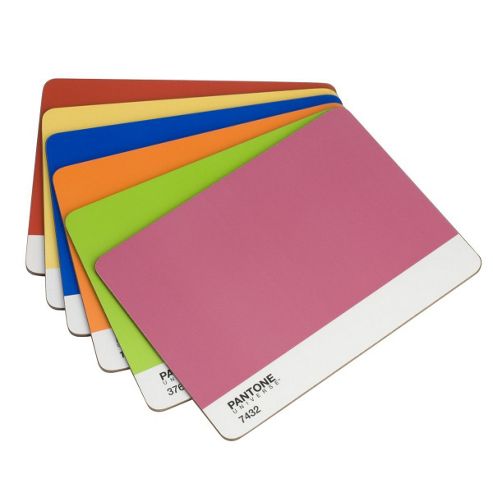 Image of Pantone Universe Set Of 6 Placemats, Mixed Bright Colours