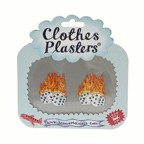 Image of Clothes Plasters - Flaming Dice