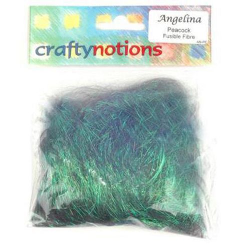 Image of Angelina Fusible Fibre - Peacock