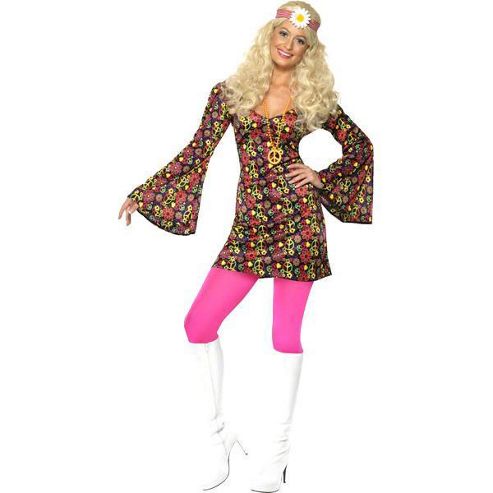 Image of 1960's Cnd - Adult Costume Size: 16-18