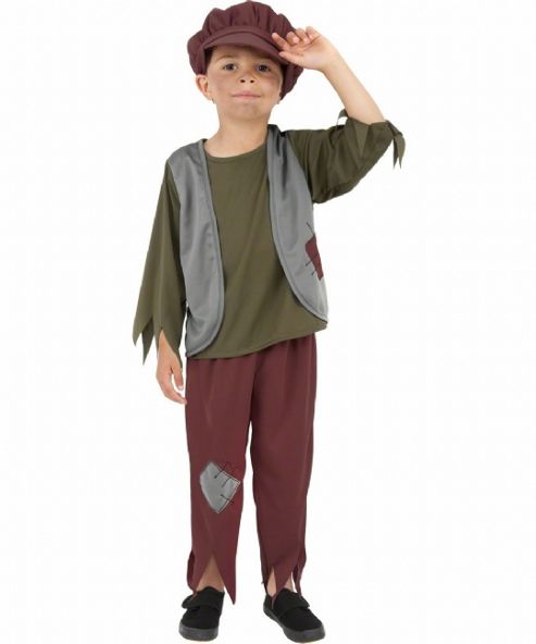 Image of Victorian Poor Boy - Child Costume 7-9 Years