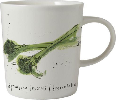 Image of Ecp Design Ltd Vegetali 8.5cm Porcelain Broccoli Mug