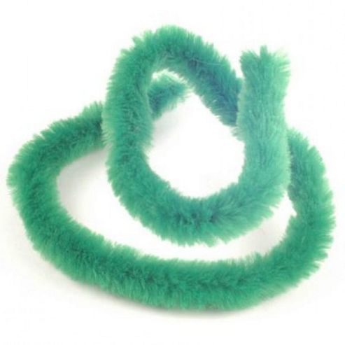 Image of Chenille 12mm Emerald Bulk Pack Of 100