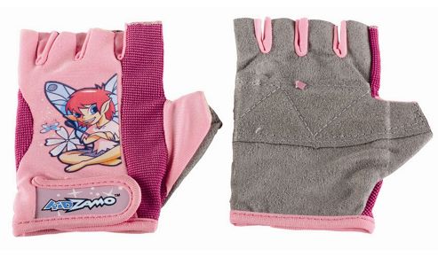 Image of Kidzamo Girls Protective Cycle Glove Mitt With Bella Pink Design