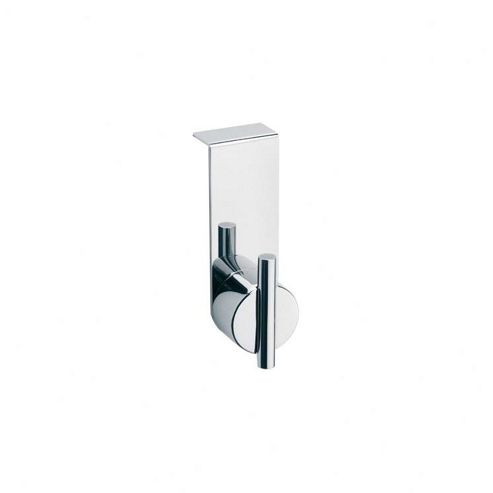 Image of Blomus Duo Polished Narrow Overdoor Wardrobe Hook (set Of 2)