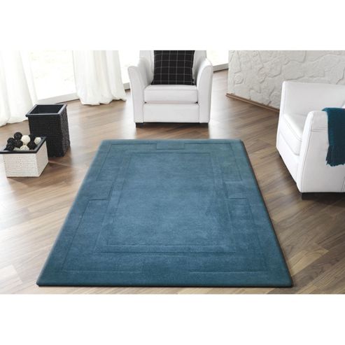 Image of Sierra Apollo Teal 150x210 Wool Rug