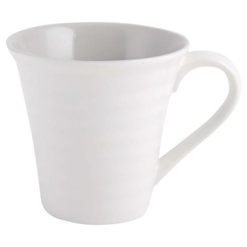 Image of Tesco Plain Ripple Mugs, 4 Pack