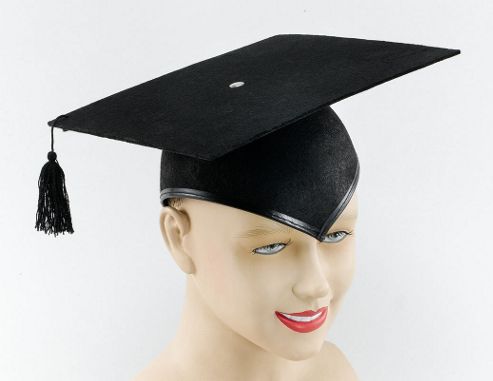 Image of Mortar Hat Black - Deluxe