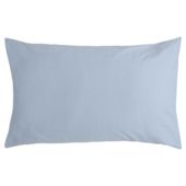 Tesco Pure Cotton Pillowcase Chambrey Blue