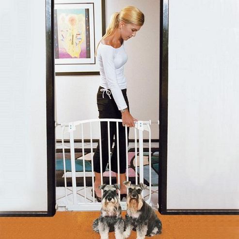 Image of Bindaboo Easy Close Pet Security Gate White