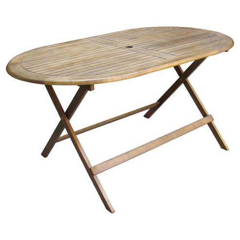 Image of Windsor 150cm Oval Wooden Garden Table
