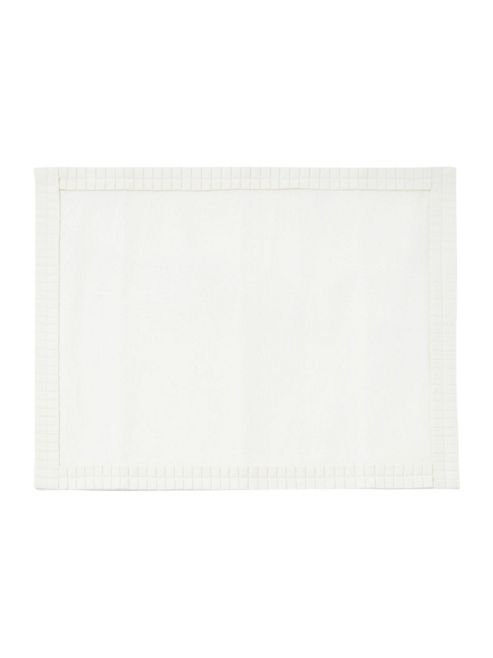 Image of Pleats Cream Placemats Set Of 2