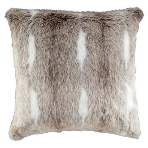 Image of Light Naturals Faux Fur Cushion