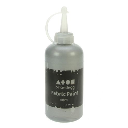 Image of Fabric Paint Pearl Silver 180 Ml