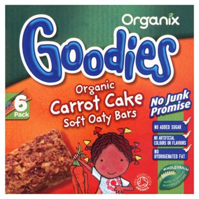Organix 12 Month Goodies Carrot Cake Bar 6X30g
